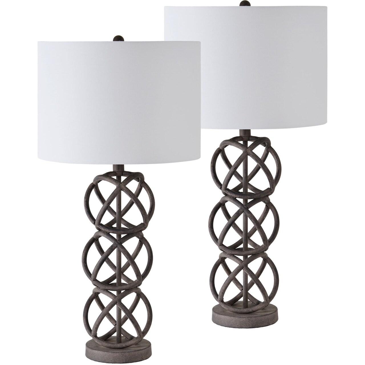 Table Lamps With White Drum Shade